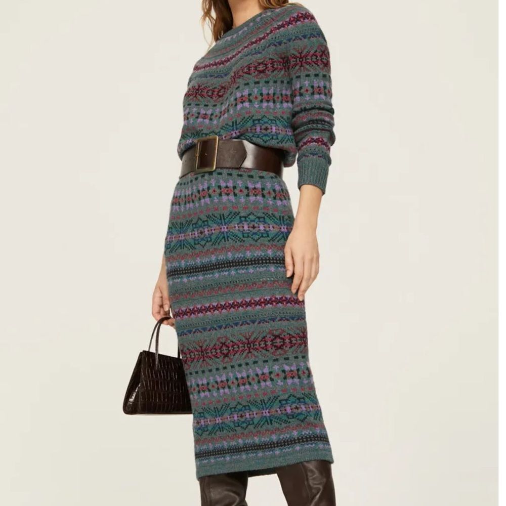 NWT Black Label LAUREN RL Wool Deron Skirt